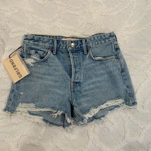 NWT Revolve Grlfrnd Helena Newport High Waist Shorts